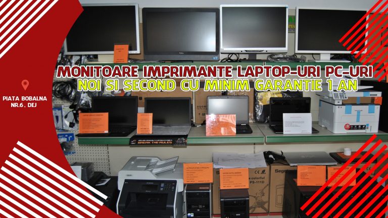 Read more about the article 🎖🕹PC MANIA ITI PUNE LA DISPOZITIE MONITOARE, IMPRIMANTE , LAPTOP-URI , PC-URI SI MULTE ALTELE LA SUPER OFERTE !